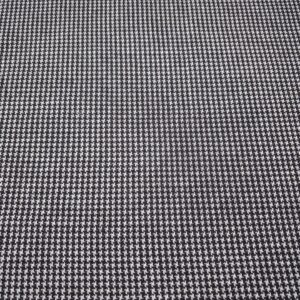 Dzianina bawełniana z poliestrem PEPITA czarno biała