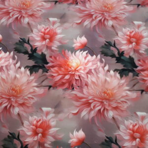 Dresówka pętelka kwiaty dalia